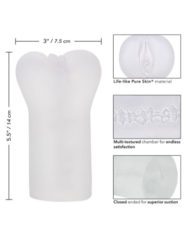 CALEXOTICS - BOUNDLESS VULVA STROKER TRANSPARENT