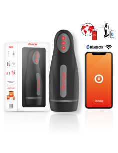 ONINDER - SEOUL RECHARGEABLE MALE MASTURBATOR 10 SPEED - FREE APP