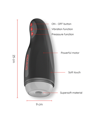 ONINDER - SEOUL RECHARGEABLE MALE MASTURBATOR 10 SPEED - FREE APP