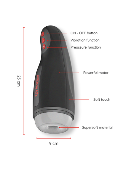 ONINDER - SEOUL RECHARGEABLE MALE MASTURBATOR 10 SPEED - FREE APP