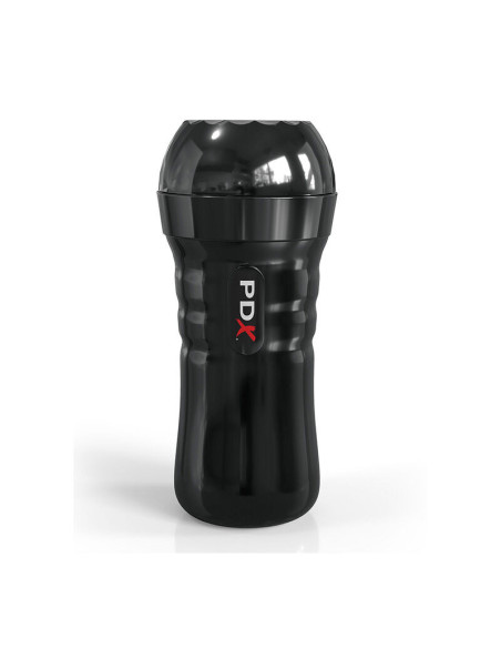 PDX EXTREME - SLIDE and GLIDE SELF-LUBRICATING MASTURBATOR CLEAR