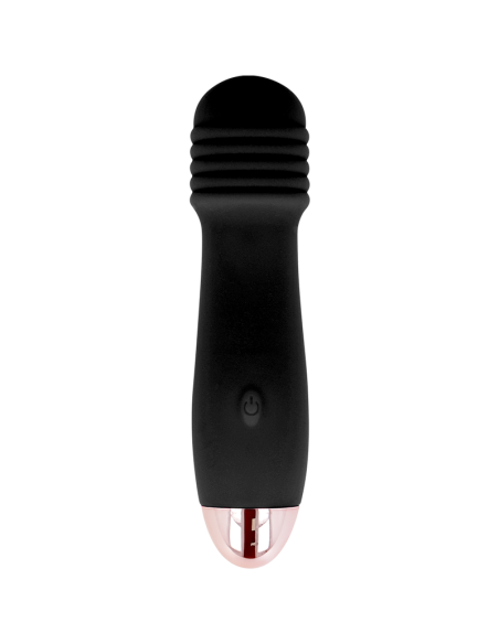 DOLCE VITA - RECHARGEABLE VIBRATOR THREE BLACK 7 SPEED
