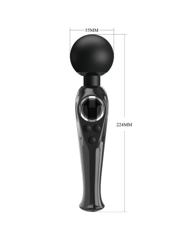 PRETTY LOVE - SKYLER VIBRATOR WAND BLACK