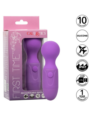 CALEXOTICS - FIRST TIME RECHARGEABLE MASSAGER 10 VIBRATIONS PURPLE