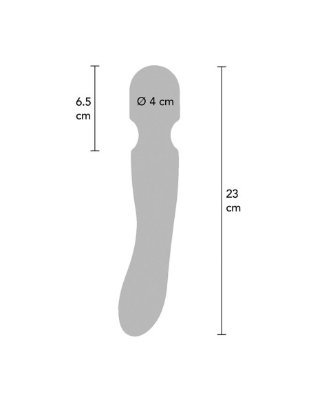 TOYJOY - LIGHT ZENITH WAND MASSAGER BLACK