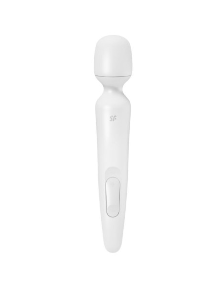 SATISFYER – vibruojantis masažuoklis „WAND ERLAND“, baltas