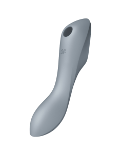 SATISFYER - CURVY TRINITY 3 ORO IMPULSUOTOJO VIBRAVIRAVIMO PRIEMONĖ, PILKA