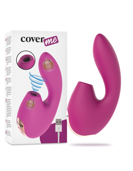 COVERME - klitorio siurbiklis ir galingas G-SPOT vibratorius