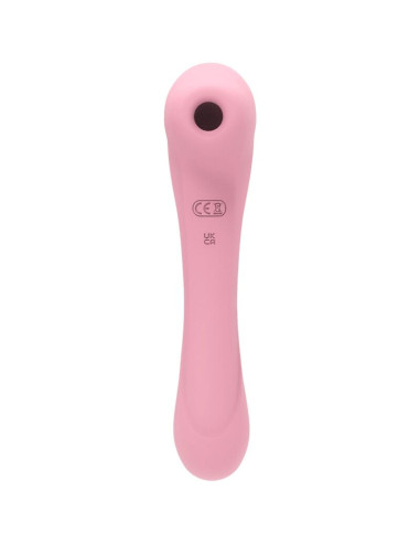 FEMINTIMATE - DAISY MASSAGER SUCTION AND VIBRATOR PINK