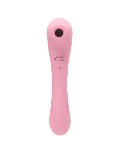 FEMINTIMATE - DAISY MASSAGER SUCTION AND VIBRATOR PINK