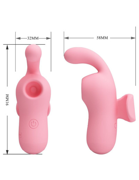 PRETTY LOVE - MINI FUN TOYS BY MAGIC FAIRY VIBRATOR and SUCKER