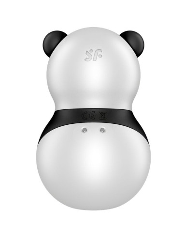 SATISFYER - KIŠENINIS PANDA STIMULIATORIUS IR VIBRATORIUS JUODA IR BALTA SPALVA
