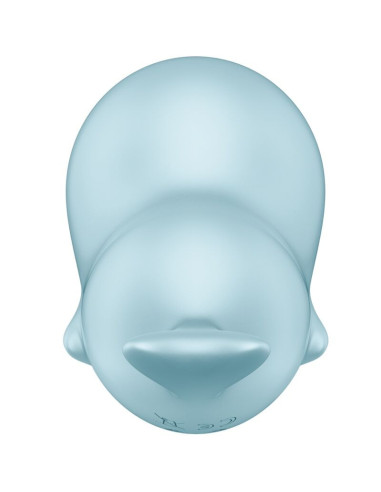 SATISFYER - SASSY SEAL STIMULATOR and VIBRATOR BLUE