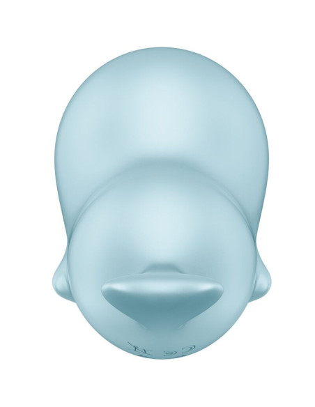 SATISFYER - SASSY SEAL STIMULATOR and VIBRATOR BLUE