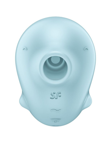 SATISFYER - SASSY SEAL STIMULATOR and VIBRATOR BLUE