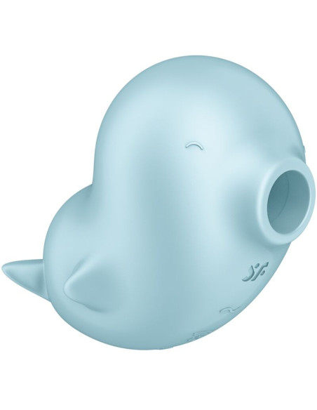 SATISFYER - SASSY SEAL STIMULATOR and VIBRATOR BLUE