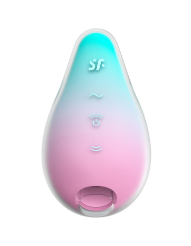 SATISFYER - UNDINĖS VIBRAVIMO STIMULIATORIUS IR VIBRATORIUS MĖTŲ IR ROŽINĖS SPALVOS