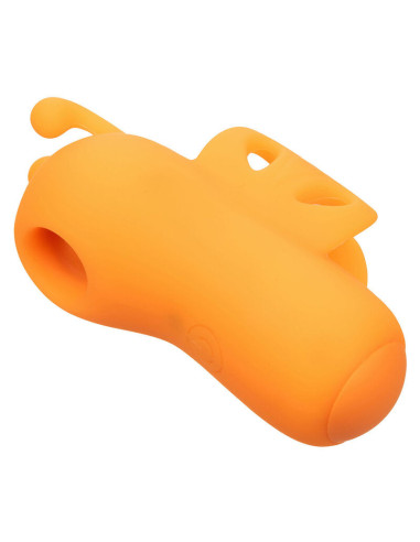 CALEXOTICS - NEON VIBES THE BUZZING VIBE FINGER STIMULATOR 10 VIBRATIONS ORANGE