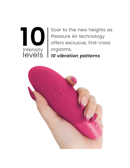 WOMANIZER - ENHANCE CLITORIAL STIMULATOR VIBRANT PINK