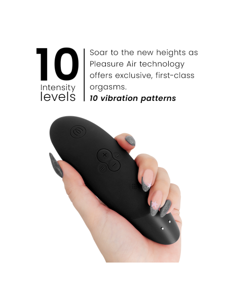 WOMANIZER - ENHANCE CLITORIAL STIMULATOR BLACK