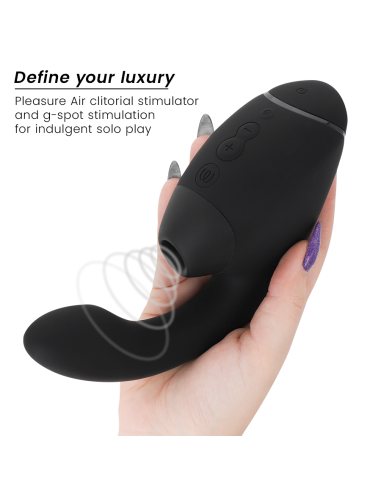 WOMANIZER - DUO NEXT DUAL CLITORAL and G-SPOT STIMULATOR BLACK