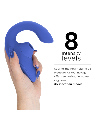 WOMANIZER - BLEND RABBIT VIBRATOR STIMULATOR VIBRANT BLUE