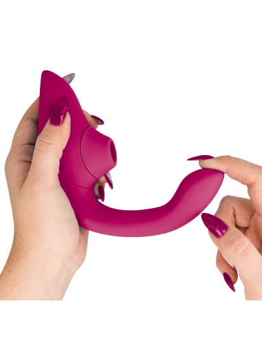 WOMANIZER - BLEND RABBIT VIBRATOR STIMULATOR VIBRANT PINK