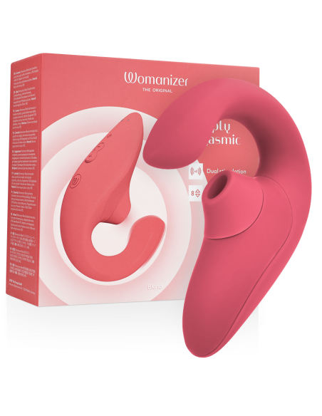 WOMANIZER - BLEND RABBIT VIBRATOR STIMULATOR VIBRANT ROSE