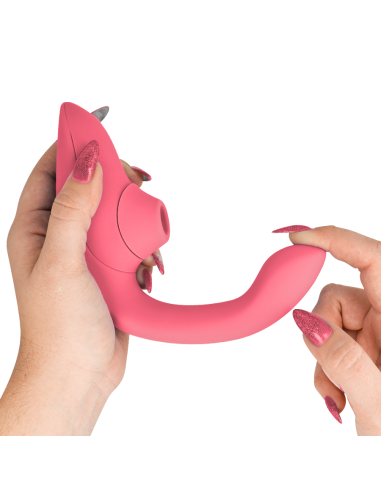 WOMANIZER - BLEND RABBIT VIBRATOR STIMULATOR VIBRANT ROSE