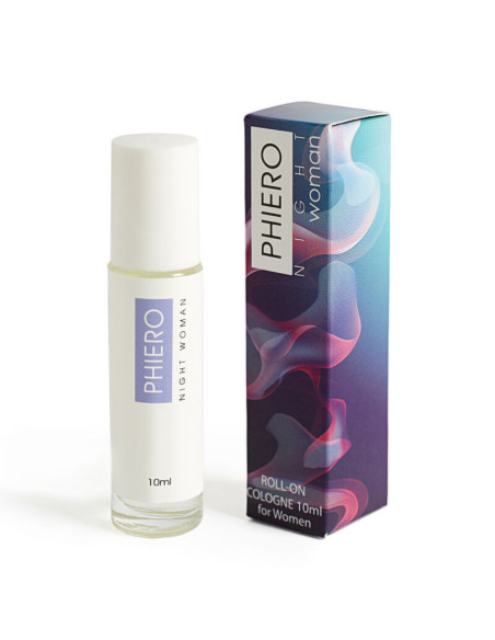 500 COSMETICS - PHIERO NIGHT WOMAN. PERFUME WITH PHEROMONES IN ROLL-ON FORMAT FOR WOMEN