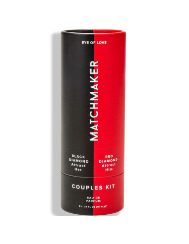 EYE OF LOVE – MATCHMAKER FEROMONŲ 2 DALIŲ RINKINYS POROMS, PRITRAUKIANTIS JĄ IR JĮ, 20 ML
