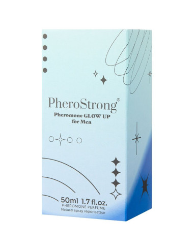 PHEROSTRONG - GLOW UP FEROMONŲ KŪNO KVEPAI VYRAIČIAMS 50 ML