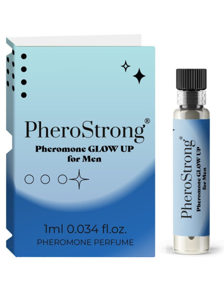 PHEROSTRONG - GLOW UP FEROMONŲ KŪNO KVEPAI VYRAIČIAMS 1 ML