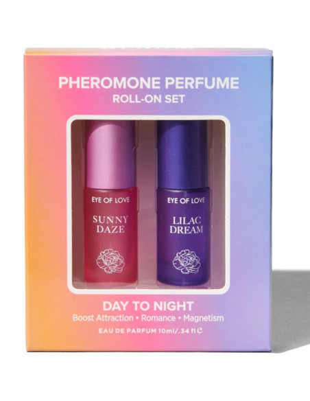 EYE OF LOVE - BLOOM DAY TO NIGHT PHEROMONE ROLL-ON PERFUME SET 2 X 5 ML
