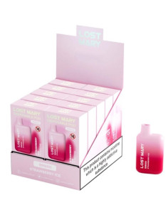LOST MARY - BM600 NICOTINE VAPER 2 DISPOSABLE STRAWBERRY ICE 2