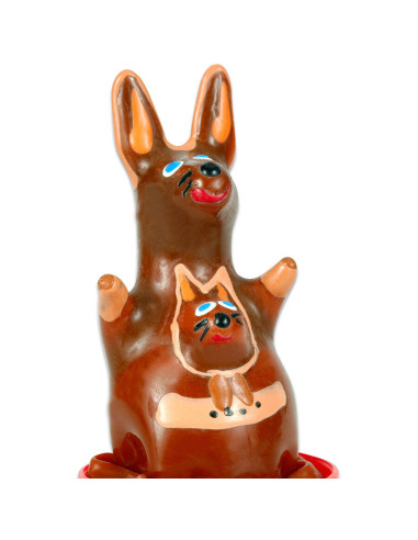 CONDOMERIE - HANDPAINTED NOVELTY CONDOMS KANGAROO MODEL 1