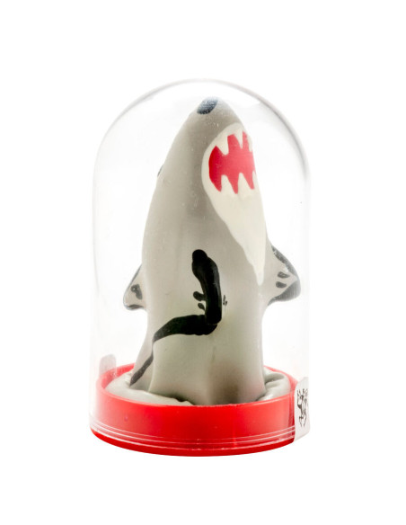 CONDOMERIE - HANDPAINTED NOVELTY CONDOMS SHARK MODEL 1