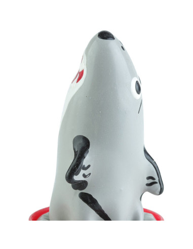 CONDOMERIE - HANDPAINTED NOVELTY CONDOMS SHARK MODEL 1