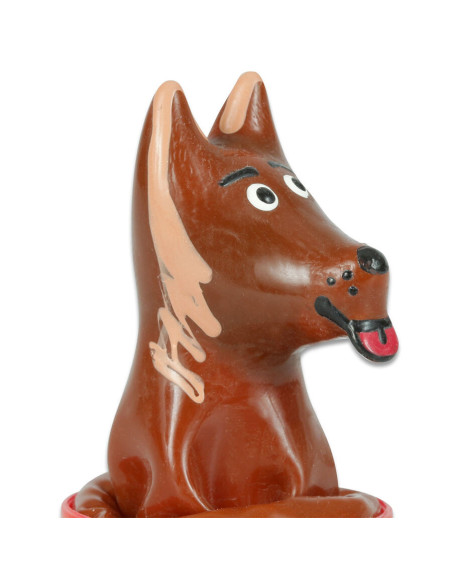 CONDOMERIE - HANDPAINTED NOVELTY CONDOMS DOG
