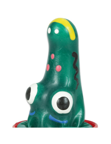 CONDOMERIE - HANDPAINTED NOVELTY CONDOMS CROCODILE MODEL 1