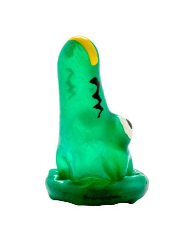 CONDOMERIE - HANDPAINTED NOVELTY CONDOMS CROCODILE MODEL 1