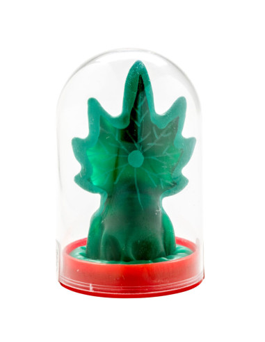 CONDOMERIE - HANDPAINTED NOVELTY CONDOMS CANNABIS MODEL 1