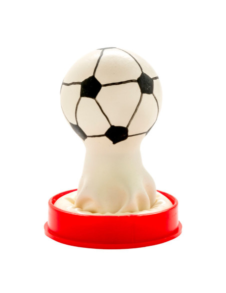 CONDOMERIE - HANDPAINTED NOVELTY CONDOMS FOOTBALL