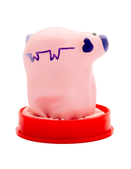 CONDOMERIE - HANDPAINTED NOVELTY CONDOMS SMALL PIG