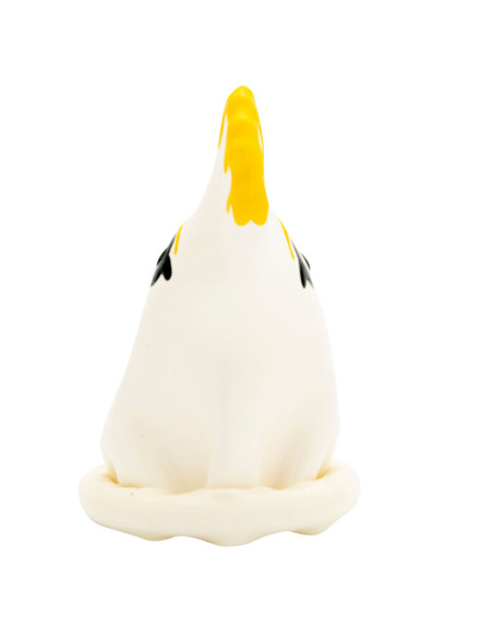 CONDOMERIE - HANDPAINTED NOVELTY CONDOMS PARROT WHITE