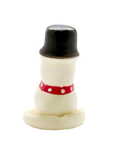 CONDOMERIE - HANDPAINTED NOVELTY CONDOMS SNOWMAN