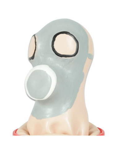 CONDOMERIE - HANDPAINTED NOVELTY CONDOMS GAS MASK