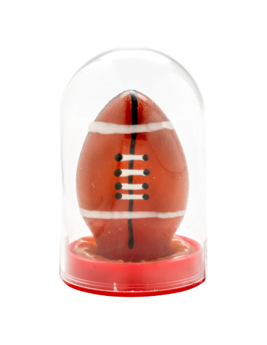 CONDOMERIE - HANDPAINTED NOVELTY CONDOMS RUGBY BALL