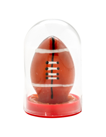 CONDOMERIE - HANDPAINTED NOVELTY CONDOMS RUGBY BALL