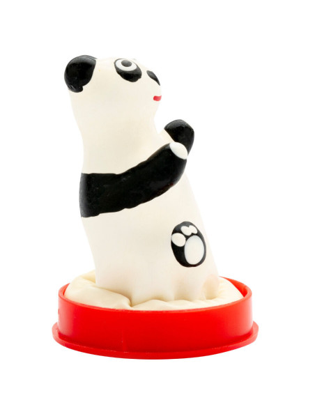 CONDOMERIE - HANDPAINTED NOVELTY CONDOMS PANDA MODEL 1
